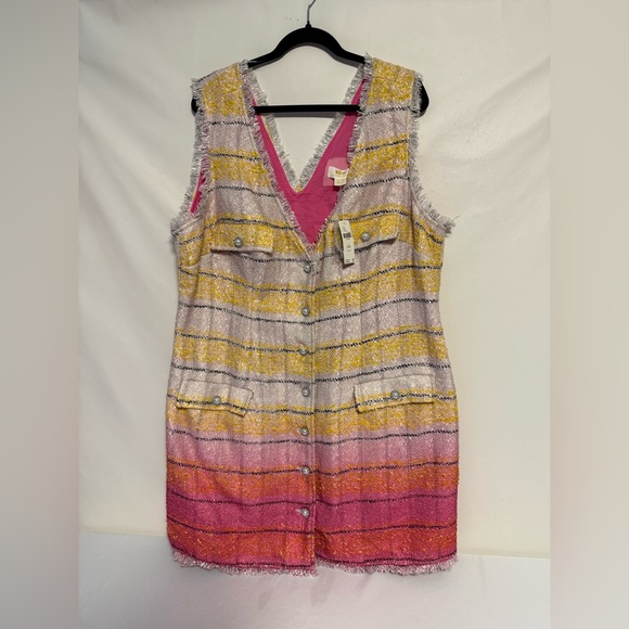 Anthropologie Maeve Sleeveless Tweed Mini Dress - Picture 14 of 15